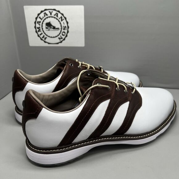 Adidas MC Z-Traxion White/Brown Golf Men\'s Shoes IG0910 Size 12 NEW main image 11